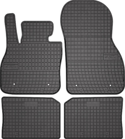 Frogum Set of Front and Rear Mats 4pcs for Mini Countryman 2010-2016 Black