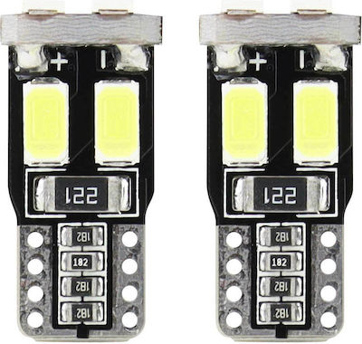 AMiO Lamps Car T10 Canbus LED 5600K Cold White 12V 1W 2pcs