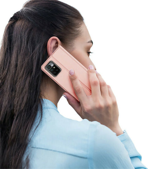 Dux Ducis Skin Pro Книга Изкуствена кожа Розов (Redmi 10 / 10 2022)
