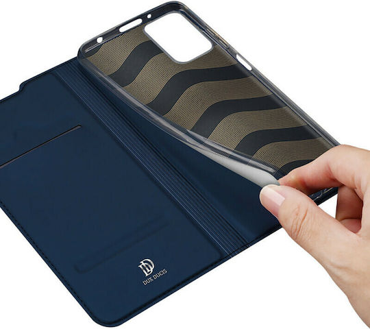 Dux Ducis Skin Pro Книга Изкуствена кожа Син (Redmi 10 / 10 2022)