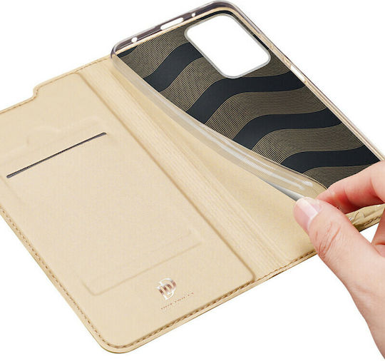 Dux Ducis Skin Pro Book Δερματίνης Χρυσό (Redmi 10 / 10 2022)