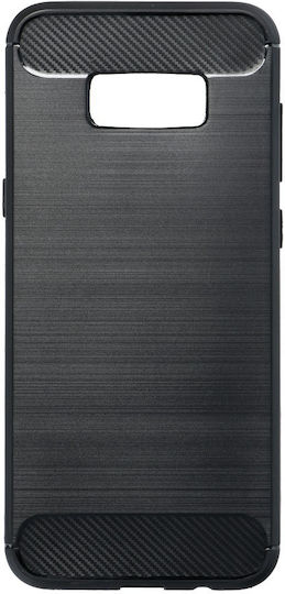 Hurtel Carbon Back Cover Plastic Negru (Galaxy S8+)