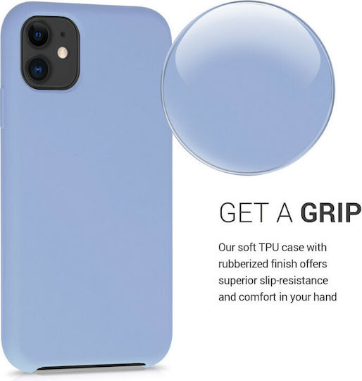 KWmobile Soft Flexible Back Cover Silicone Light Blue (iPhone 11)