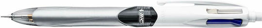 BIC 4 Colours 3+1HB Mechanical Pencil for Drawing Plastic 1pcs White