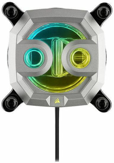 Corsair Corsair Hydro X Series XC9 RGB (2066/sTRX4) CPU Water Block Ασημί