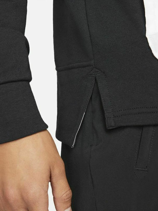 Sport Clash Dri-Fit Суитшърт с Качулка Черен