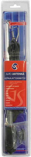 Auto Gs Antenă Auto Fender ΚΤ35 Retractabil pentru Radio în Culoare Argintiu