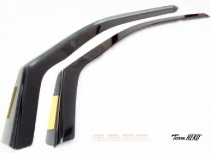 Heko Set of Windbreakers Front Car Dark Fime for Mitsubishi Pajero Pinin 2pcs