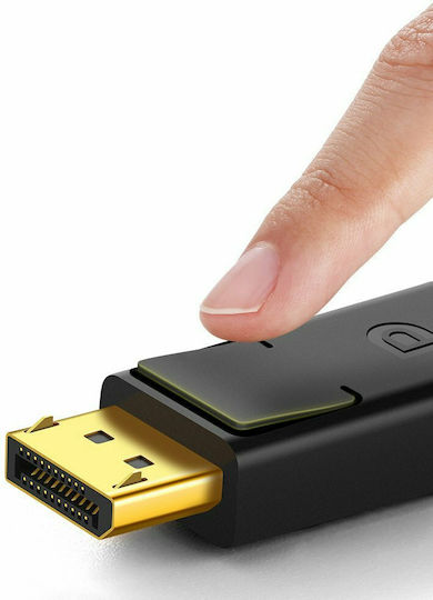 Ugreen Cable DisplayPort male - DisplayPort male 1.5m Μαύρο (10245)