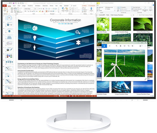 Eizo FlexScan EV2485 IPS Monitor 24.1" FHD 1920x1200 With Response Time 5ms GTG White