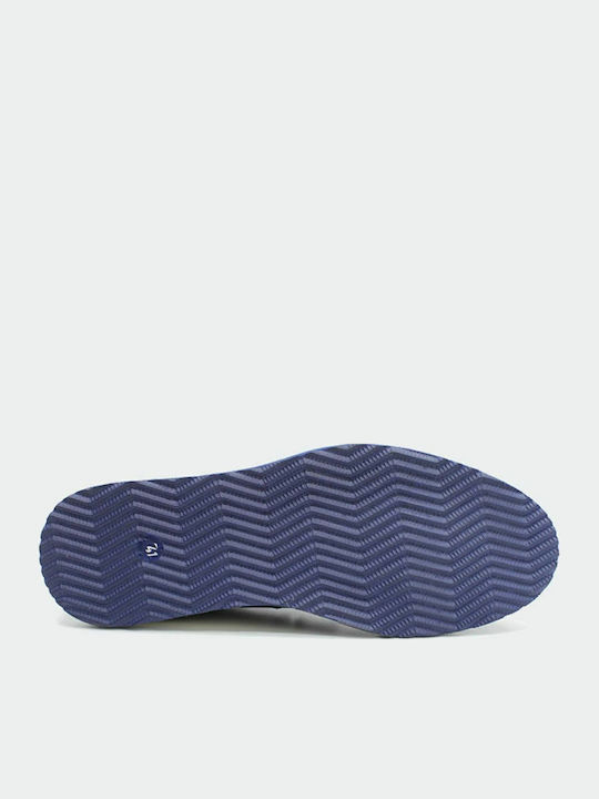 Men's Leather Casual Shoes Blue