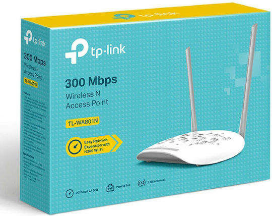 TP-LINK TL-WA801N v6 Access Point Wi‑Fi 4 Single Band (2.4GHz)