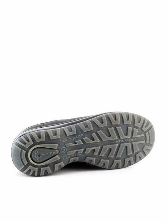 Leder Herren Freizeitschuhe Anatomisch Schwarz