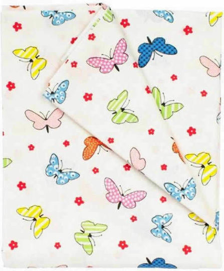 Dimcol Butterfly Kids Cotton Pillowcase 50x70cm 49 Multi
