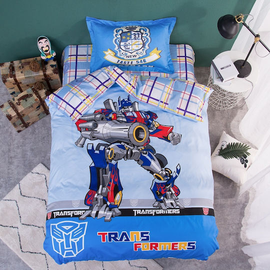 Mc Decor Kids Cotton Pillowcase 50x75cm Blue