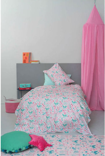 Palamaiki Față de pernă pentru copii din bumbac 100% 50x75cm Pink Palamaiki Față de pernă pentru copii din bumbac 100% 50x75cm Pink