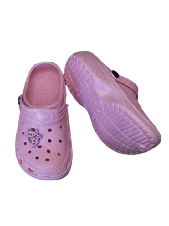 Kids Beach Shoes Clogs Pink