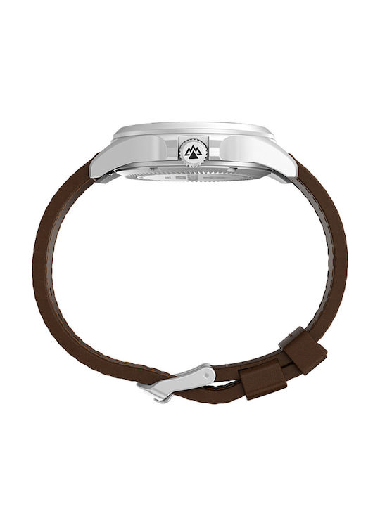 Timex Expedition North Field Men's Watch 41mm Solar with Brown Leather Strap