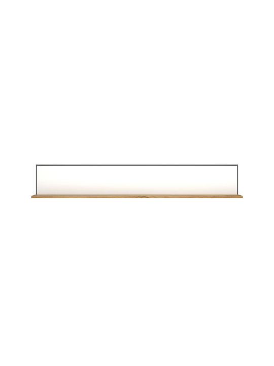 Рафт Стенен Palmor Gold Oak / White 150x23.5x24.5см.