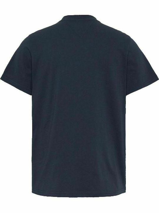 Tommy Hilfiger Ανδρικό T-shirt Twilight Navy με Λογότυπο