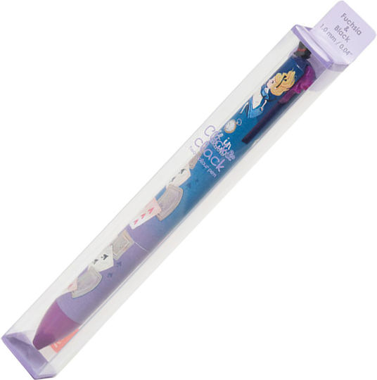 Legami Milano Click Clack Pen Ballpoint 1mm Multicolour with Multicolour Ink Alice