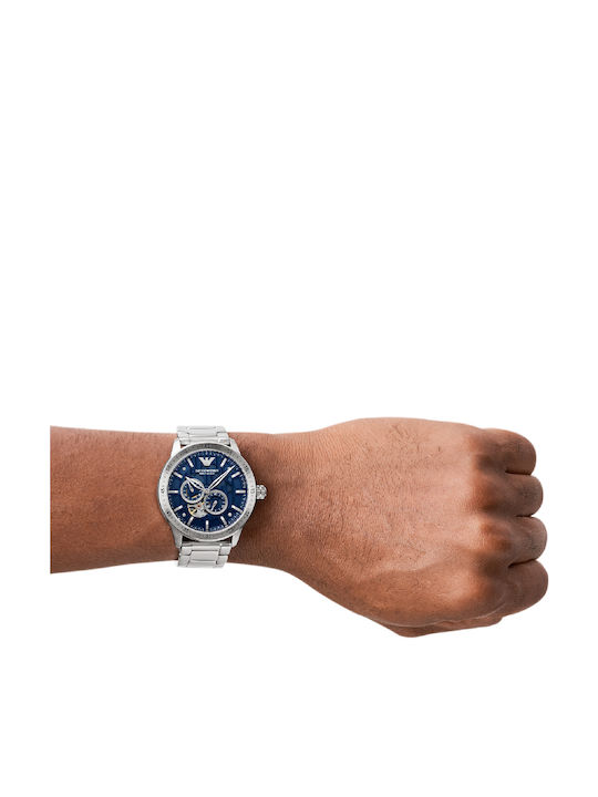 Emporio Armani Mario Ρολόι Μπαταρίας με Μεταλλικό Μπρασελέ