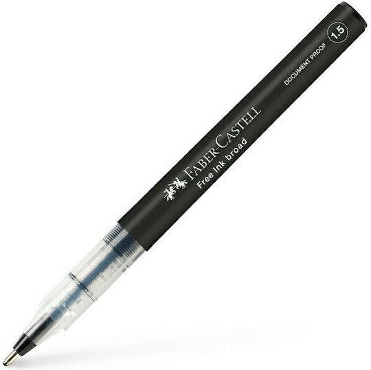 Faber-Castell Free Ink Pen Rollerball 1.5mm with Black Ink Fine