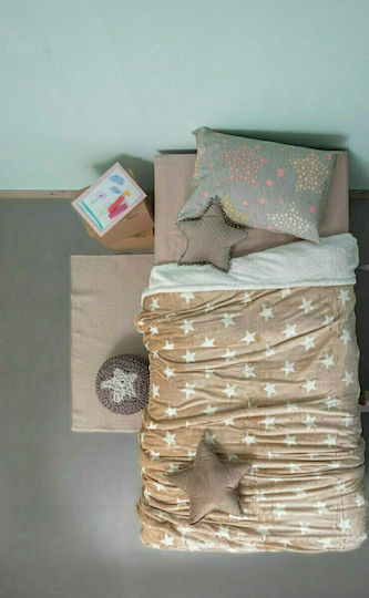 Palamaiki Blanket Velvet Star Beige 160x240cm