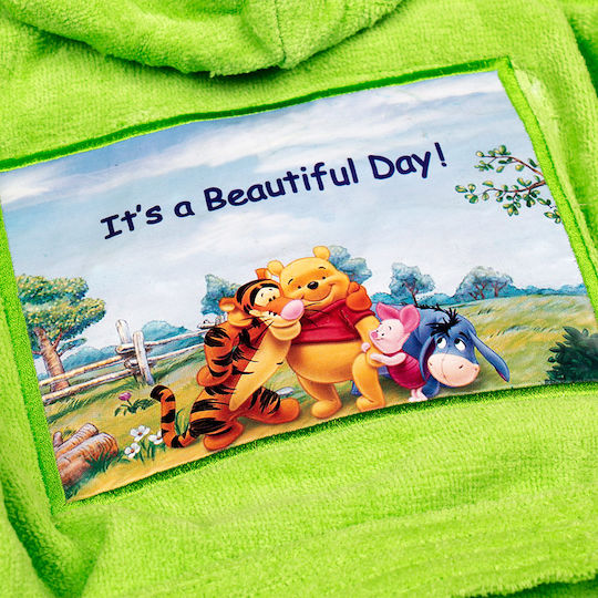 Dimcol Halat de Baie pentru Copii Winnie Lahani cu Glugă
