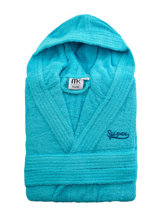 Cokitex Kids Hooded Bathrobe Beauty Line Aqua