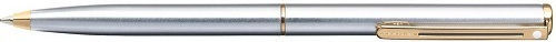 Sheaffer Agio Brushed Chrome Plate Finish With 22K Gold Plate Trim Στυλό Ballpoint