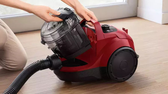 Bosch BGC21X350 Прахосмукачка 750W С контейнер 2лт Червен
