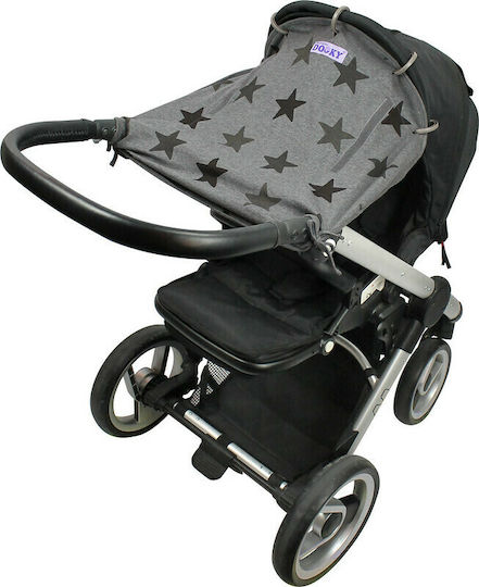 Dooky Sunshade Stroller Gray Stars