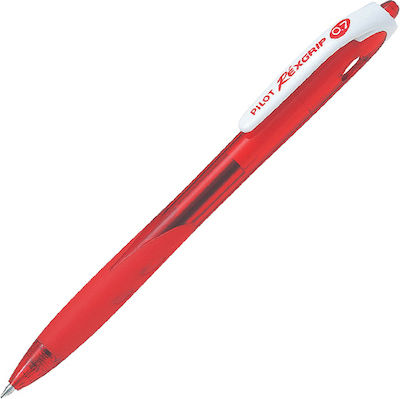 Pilot Rexgrip Stift Kugelschreiber 0.7mm mit Rot Tinte