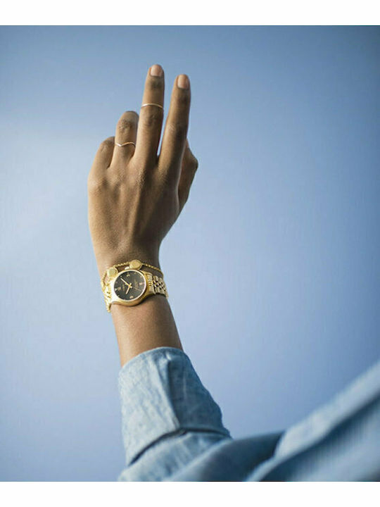 Timex Waterbury Womens Watch 34mm Battery Gold