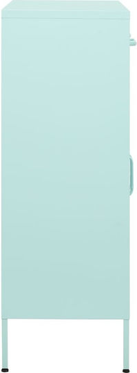 Metallisches Büroaufbewahrungsschubladenschrank Mint Grün 80x35x101,5cm