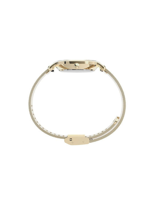 Timex Transcend Women's Watch with Gold Metal Bracelet