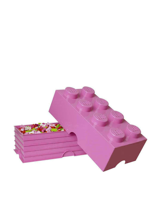 LEGO Children's Storage Box made of Plastic 8-Stud Purple 50x25x17cm 1pcs