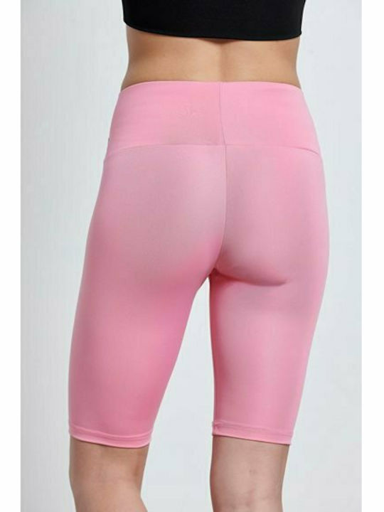 BodyTalk Women's Bike Training Legging High Waisted Babe Pink