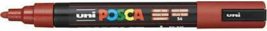 Posca PC-5M Μαρκαδόρος Σχεδίου Ruby Red 2.5mm