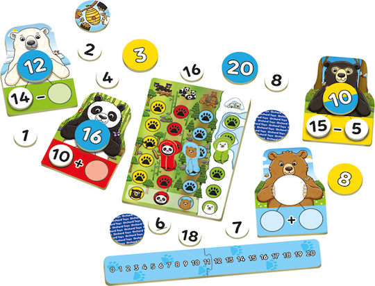 Board Game Number - Bears for 1-4 Players 5+ Years Old (EN) Orchard