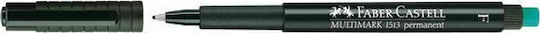 Faber-Castell Multimark 1513 Μαρκαδόρος για CD/DVD Μαύρος 0.6mm