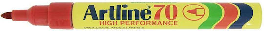 Artline 70 Permanent Marker 1.5mm Red