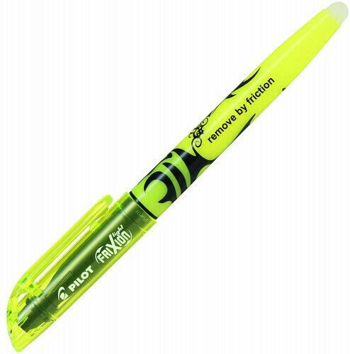 Pilot Frixion Light Μαρκαδόρος Υπογράμμισης Yellow 4mm