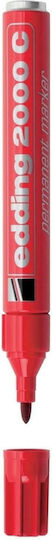 Edding 2000C Permanent Marker 3mm Red