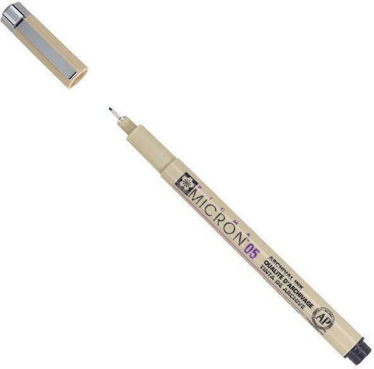 Sakura Pigma Micron 05 Μαρκαδόρος Σχεδίου Μαύρο 0.45mm