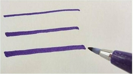 Pentel Brush Sign Pen Marker 1mm Portocaliu