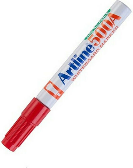 Artline 500A Μαρκαδόρος Πίνακα Κόκκινος 2mm