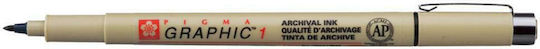 Sakura Pigma Micron Graphic Zeichenmarker 1mm Schwarz