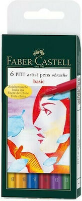 Faber-Castell Pitt Artist Design Markers Multicolour 6pcs 105776